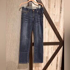 Ariat Dark Blue Straight Leg Jeans - Size 30 Regular